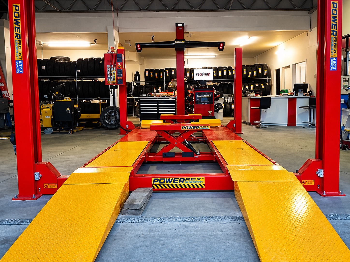 Rangitikei Tyres workshop interior